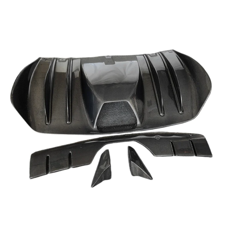 

For High Quality Ferrari F430 HM Style Carbon Fiber Rear Bumper Diffuser Body Kit Premium Car Tuning Accessories