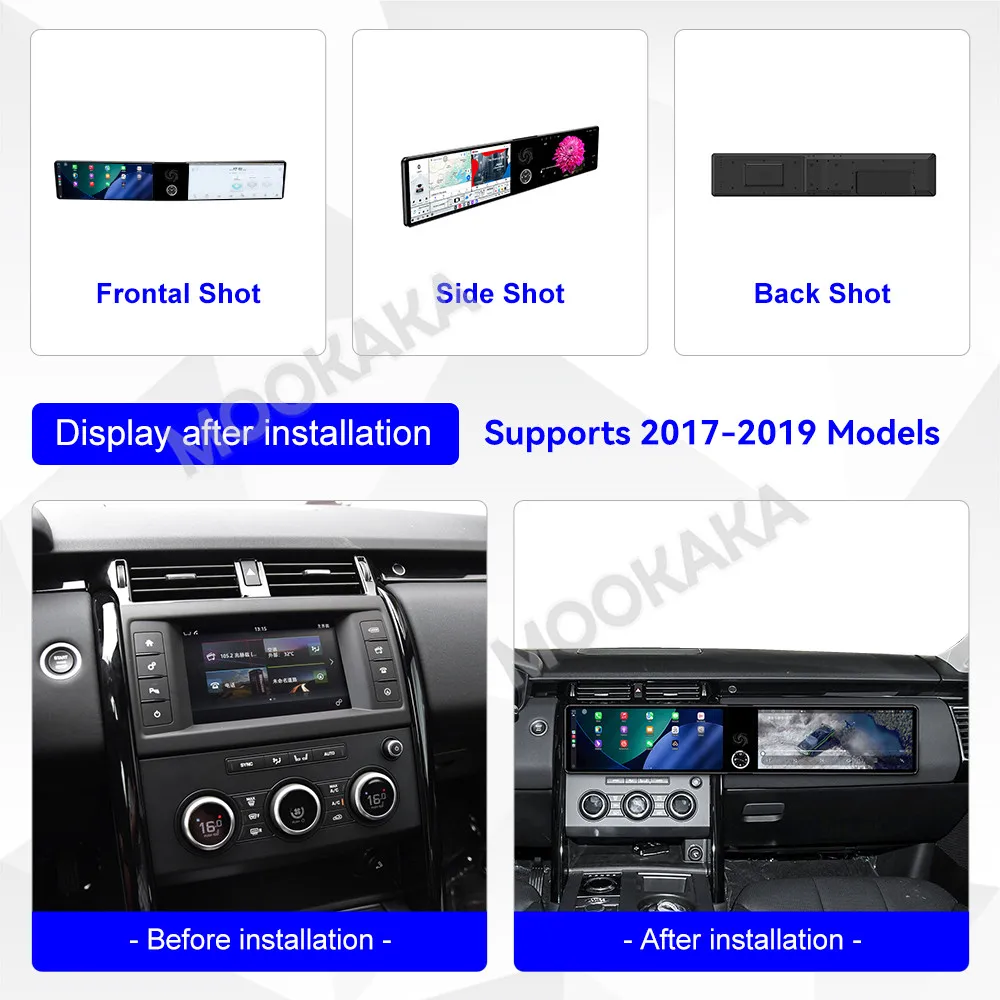 

12.3 Inch Screen Car Radio For Land Rover Discovery 5 2017-2019 Android Auto GPS Navigation Multimedia Stereo Receiver Head Unit