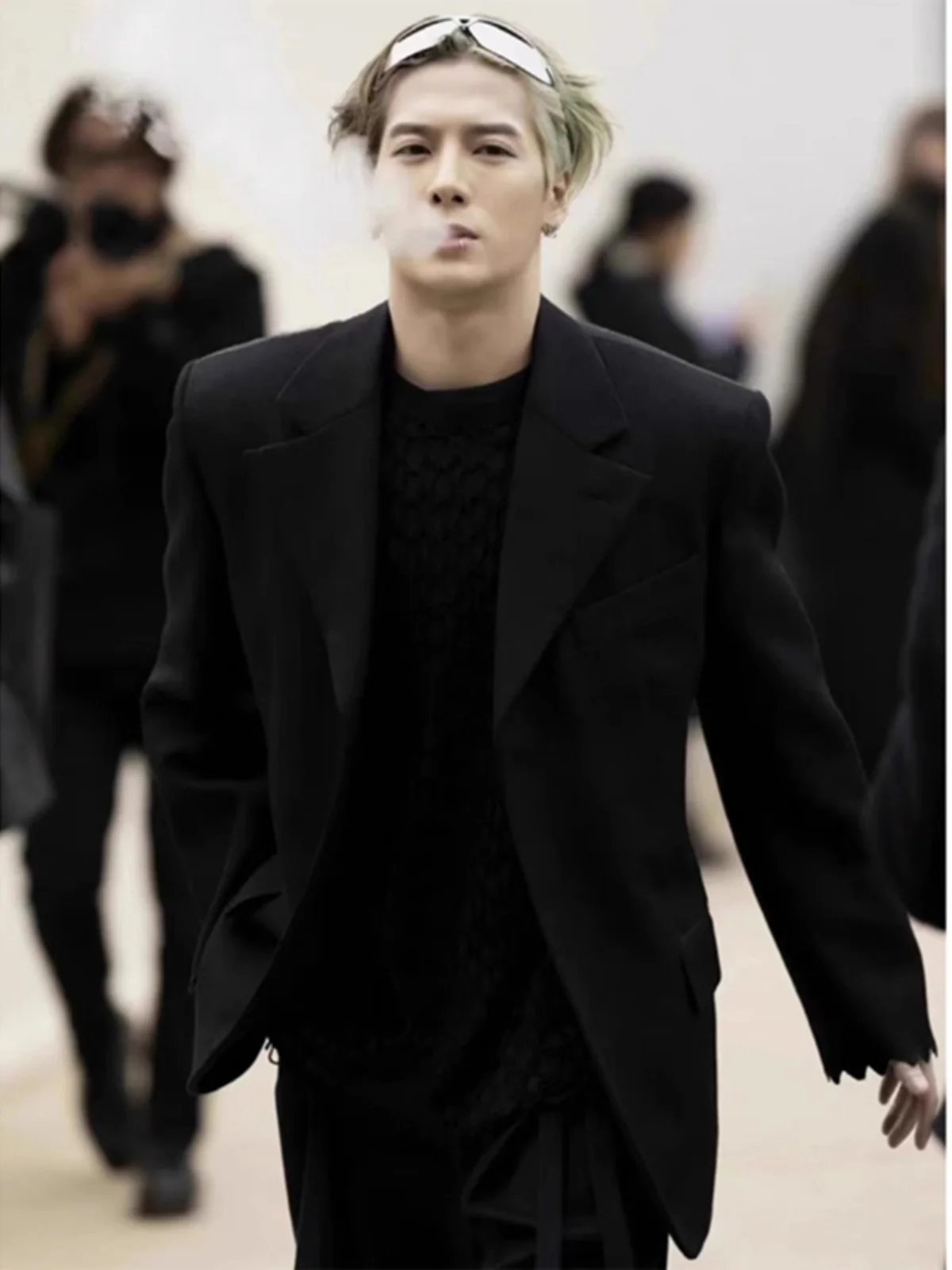 

Cleanfit Casual Men's Suit Jacket Spring Autumn Trendy Handsome DK Uniform Standard Style Long Sleeve Regular Length Polyeste...