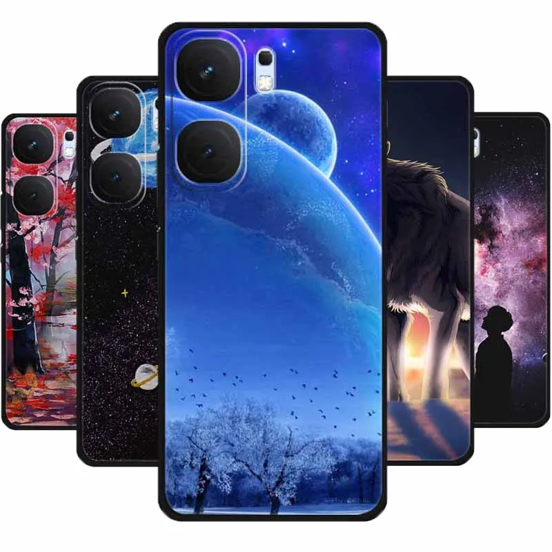 Cool Silicone Cover for Vivo Iqoo Neo 9 Case Printed Fashion Soft Back Cover for Vivo Iqoo Neo9 Case Protective Cartoon Shells