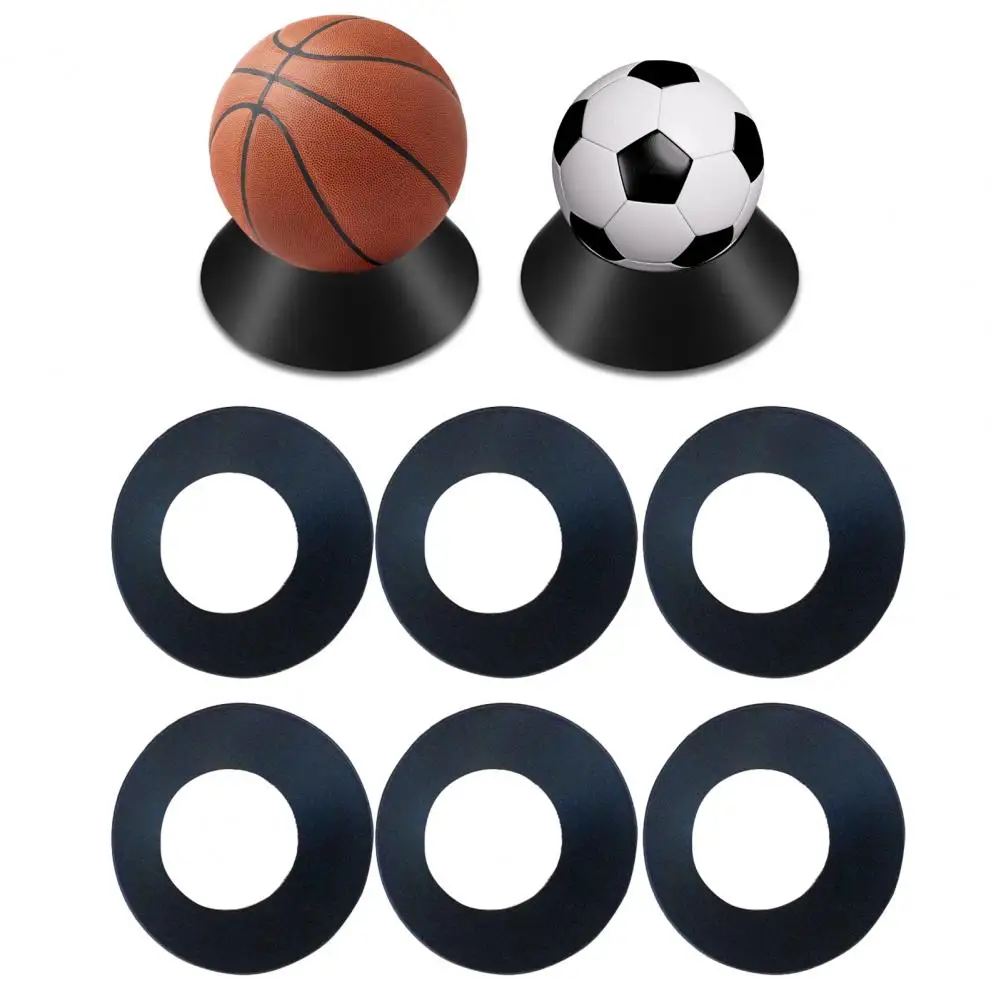 6Pcs Ball Display Stand Storage Racks High Stability Stackable Volleyball Softball Basketball Stand Holder