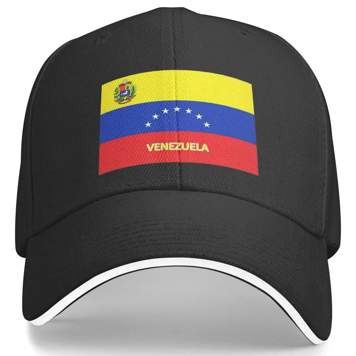 Seven Star Venezuelan Flag Casual Baseball Cap Venezuela Hippie Trucker Hat Summer Dropshipping Unisex-Teens Baseball Caps