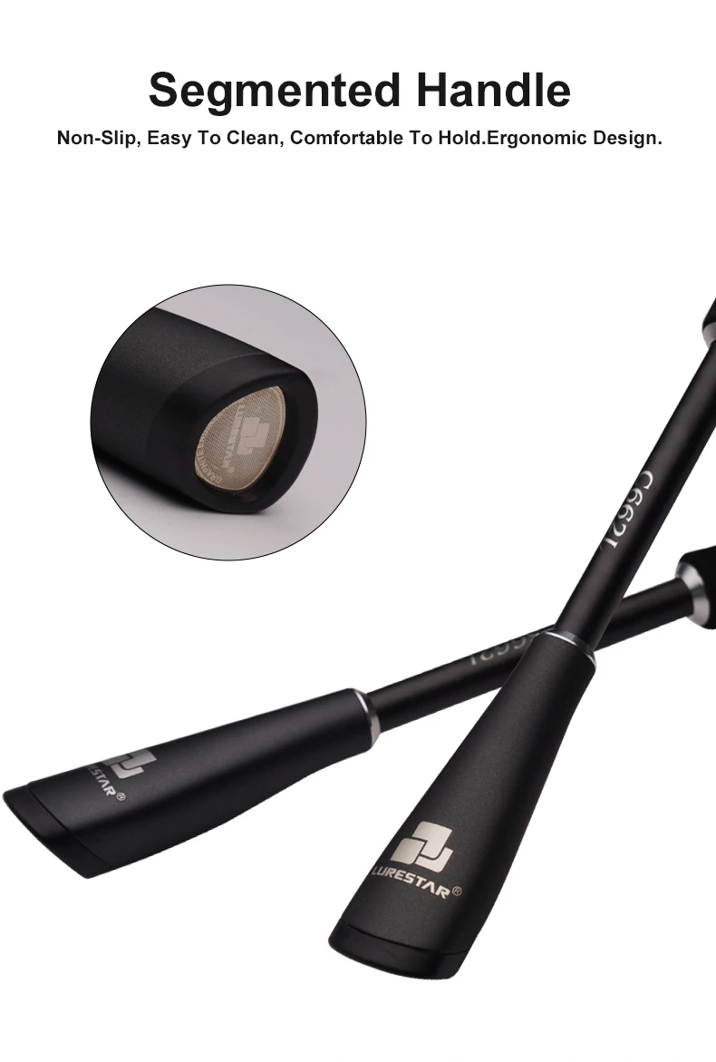 PURELURE JIEKE 9FT Spinning Casting Rod High Carbon Universal Long Throwing Angelrute in FUJI Zubehör Schnell – Detail 9