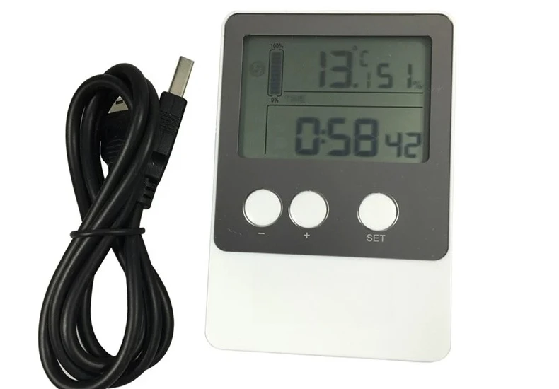 Temperature and humidity recorder, connect to computer, data export, temperature and humidity data collection thermometer