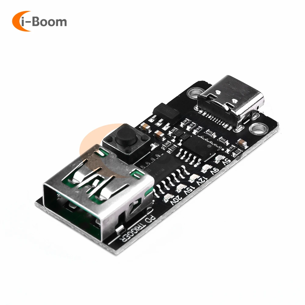 100W 5A USB Type-C QC Decoy Trigger Board PD QC 2.0 3.0 FCP AFC ricarica rapida Trigger adattatore cavo collegamento Polling Detector