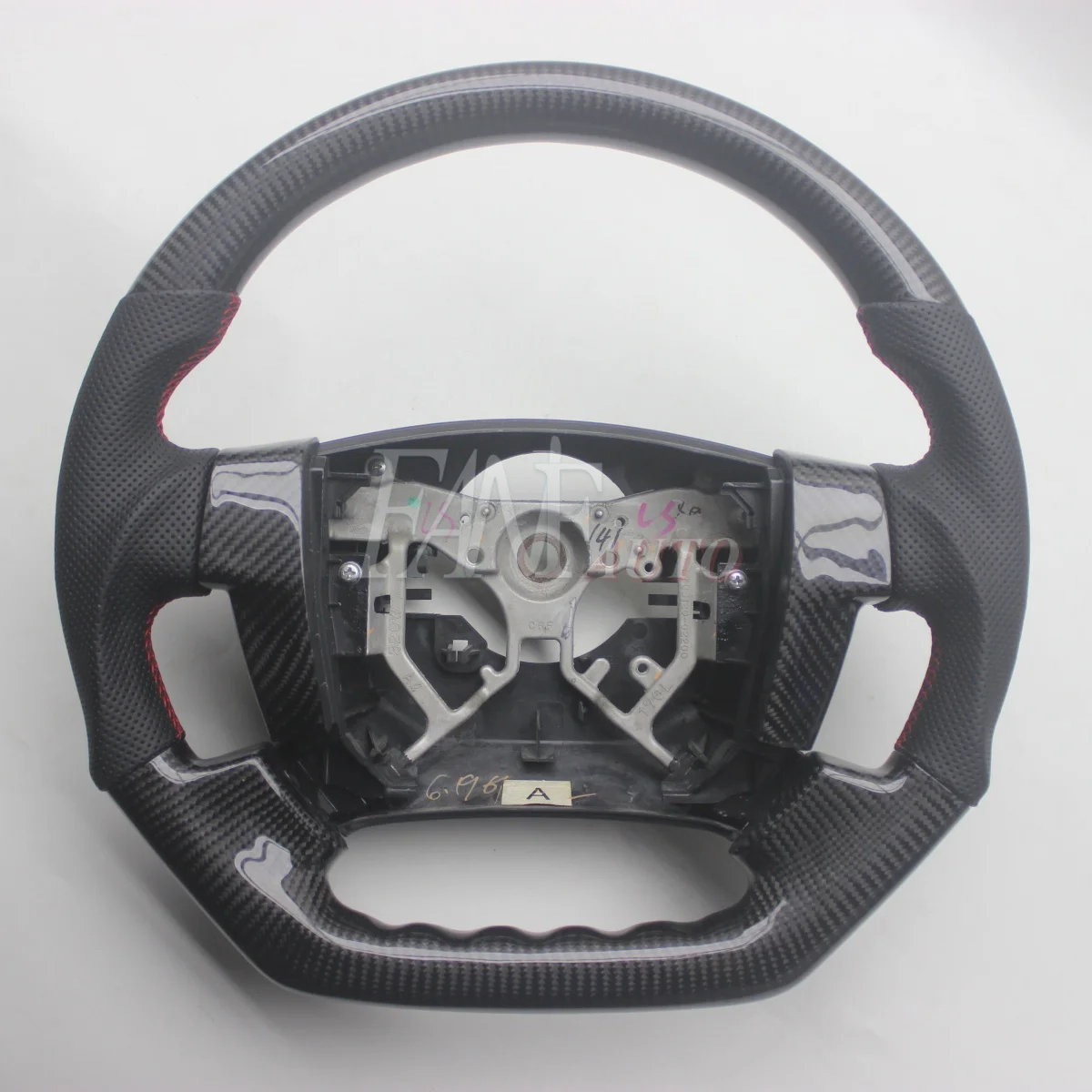 

Replacement Real Carbon Fiber Steering Wheel with Leather for Toyota Mark X 2004-2009