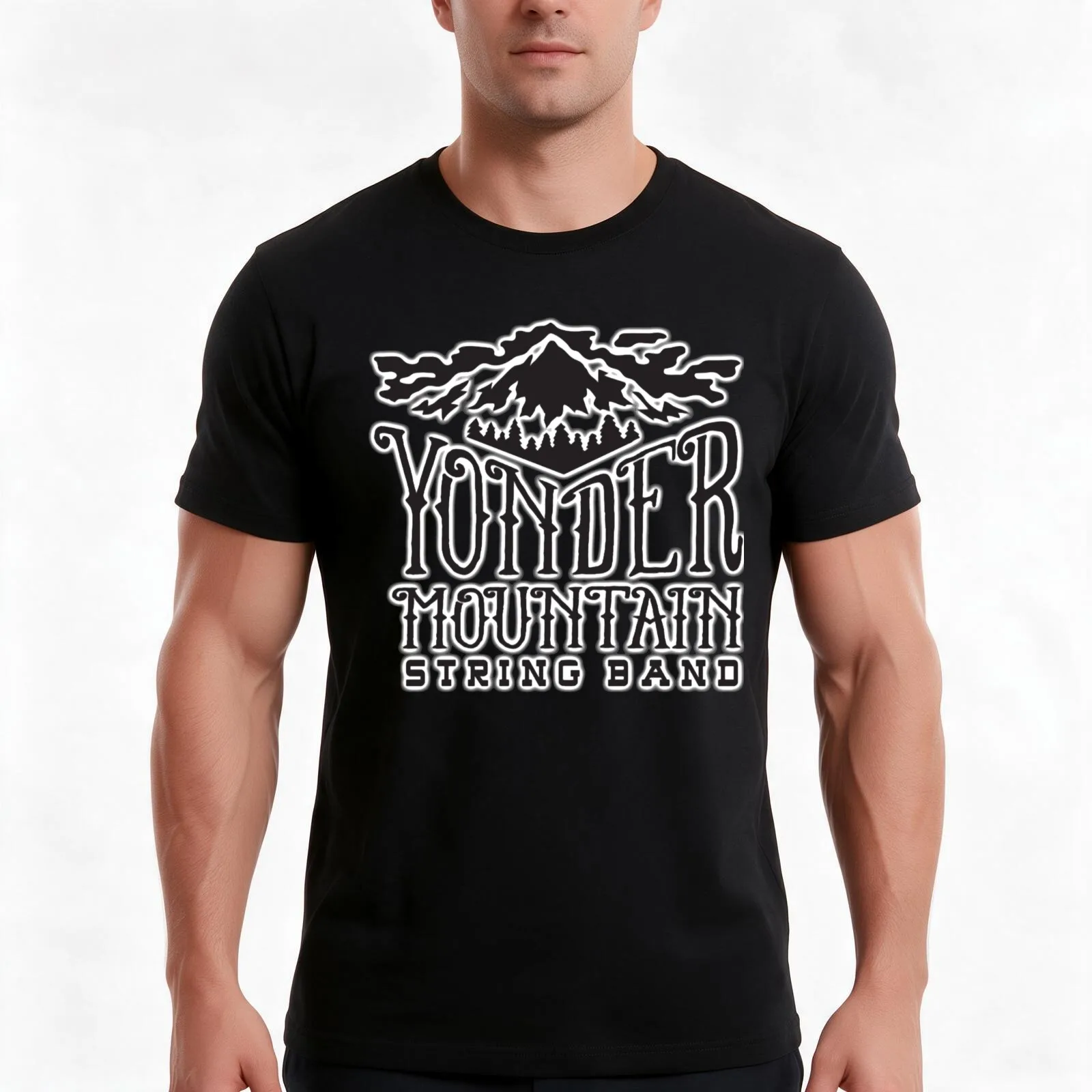 Yonder Mountain String T-Shirt Summer Casual Cotton Tee Oversized Streetwear Tops Vintage Graphic Print Unisex Men Women