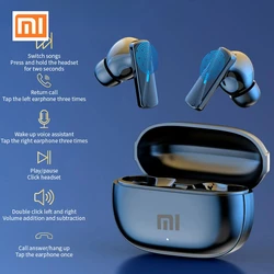 MIJIA Mate 50 Wireless TWS Auricolare Bluetooth Touch Control Microfono Auricolari con cancellazione del rumore Hi-Fi Stereo Sport Auricolari da gioco