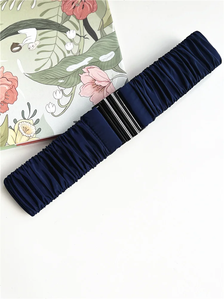 Новый тканевый корсет с эластичной резинкой на талии, ремни для женщин, аксессуары для юбки, декоративные широкие простые универсальные платья, ремень для куртки