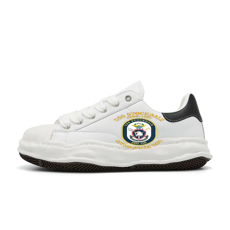 

USS Stockdale (DDG-106)Vintage Fashion Street Sneakers，The design is retro, stylish, comfortable, and versatile，Suitable for str