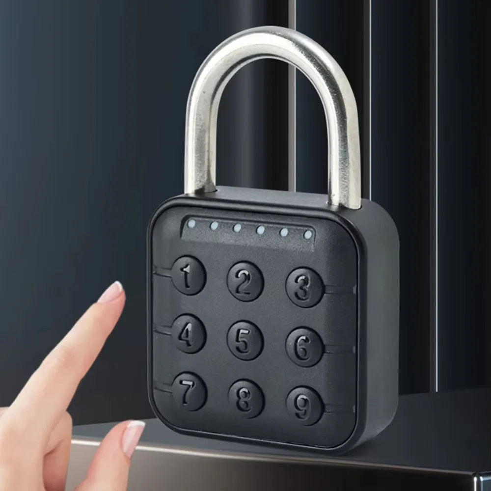

Portable Keyless Fingerprint Locker Lock Security Smart Fingerprint Padlock Anti-Theft Fingerprint Password Lock Battery-powered