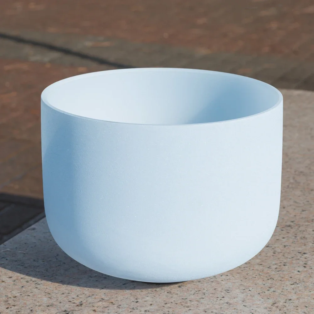 

Хрустальная поющая чаша Hye-eun, 12 дюймов, 440/432 Гц, небесно-голубая, большая, для йоги, медитации и исцеления