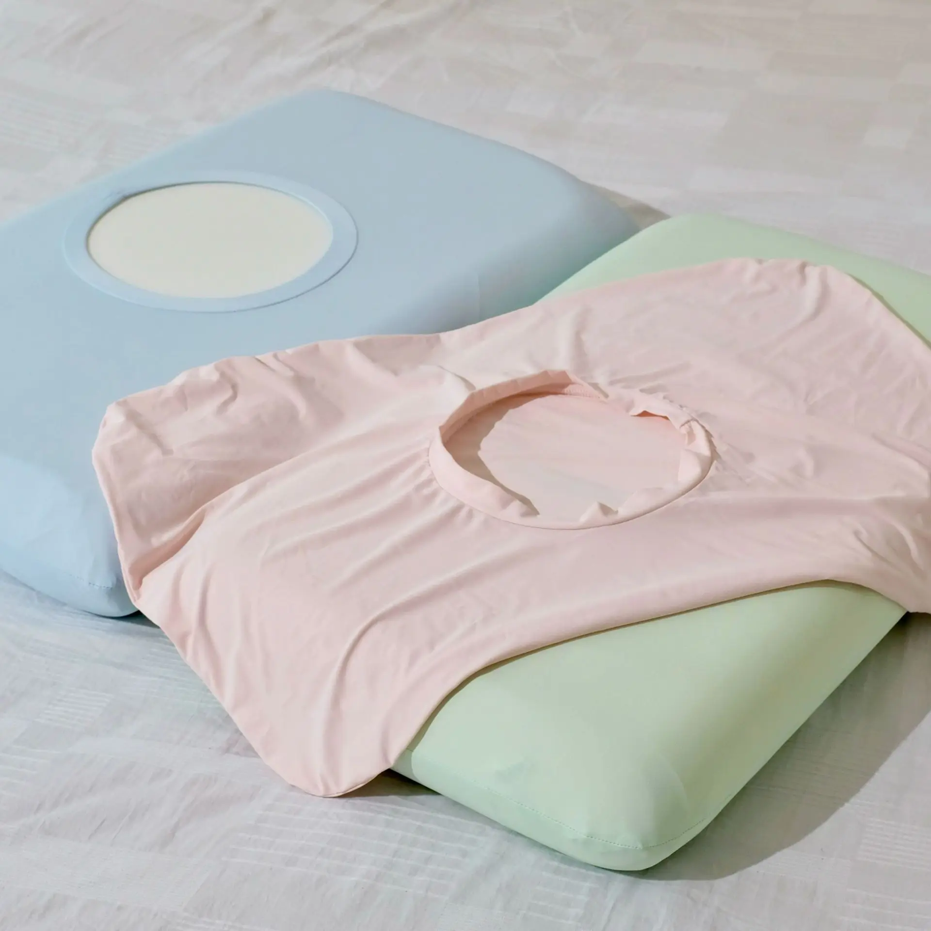 

2-Piece Ice Cooling Stretch Pillowcase Solid Color Washable Pillow Slip Fits All Pillows Summer Bedroom Breathable Pillow Cover
