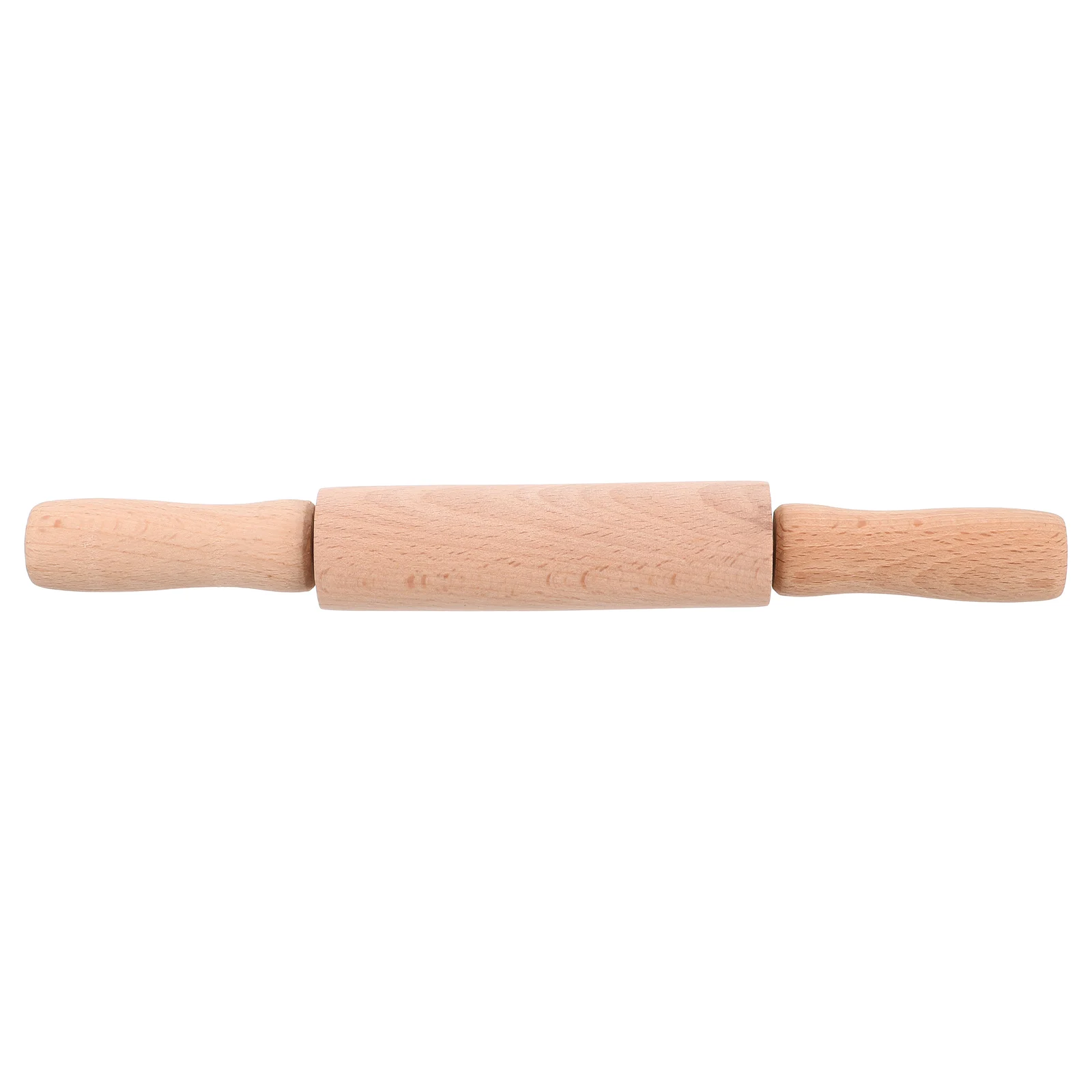 Mini rouleau à pâtisserie en bois 23CM, outil de cuisine pour enfants, artisanat en argile, rouleau à pâtisserie, jouet de cuisson pour enfants, jouet de cuisine simulé