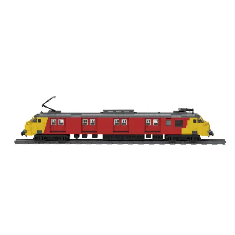 Hot Selling NS Motorpost Transport Vehicle Model City Train Carriage Building Blocks Bricks Creative Expert Toys Kids Xmas Gift