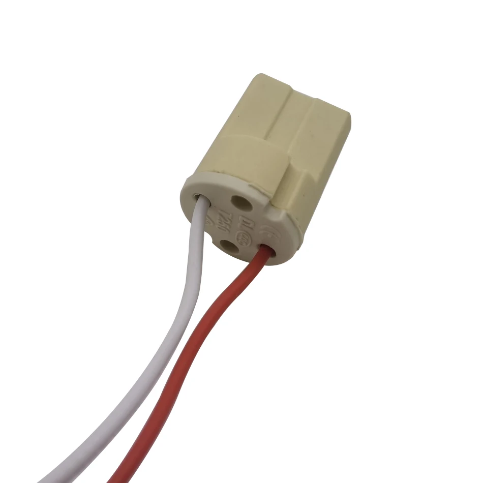 5 قطعة G9 قاعدة مصابيح السيراميك مقبس توصيل G9 نوع حامل مصباح للضوء لمبة الهالوجين LED