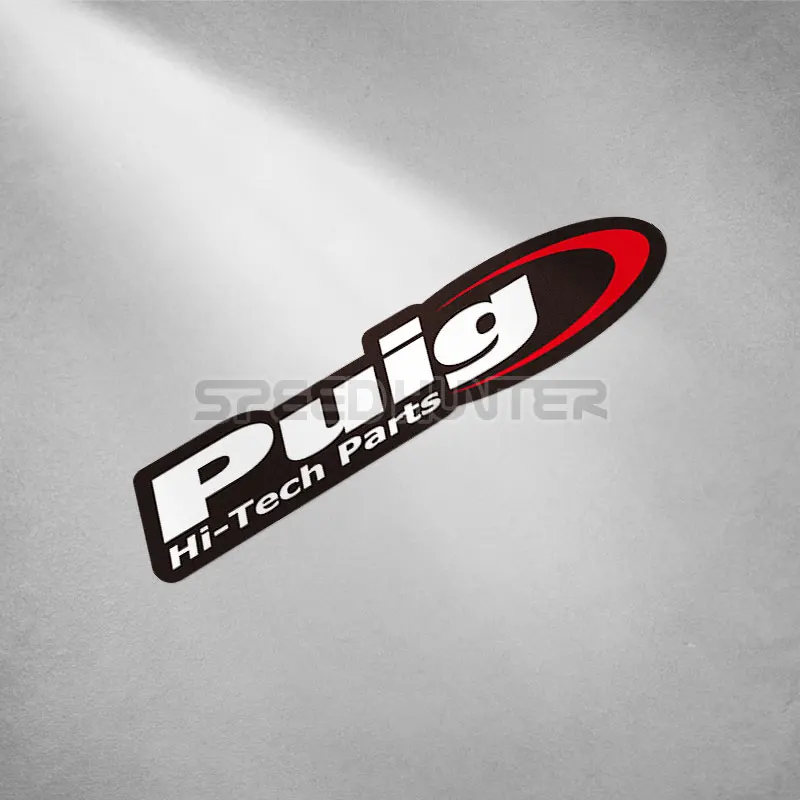 Puig Hi-Tech Parts Waterproof Vinyl Sticker Self Adhesive Decal For Motorcycle Body Fairing Fuel Tank Decor