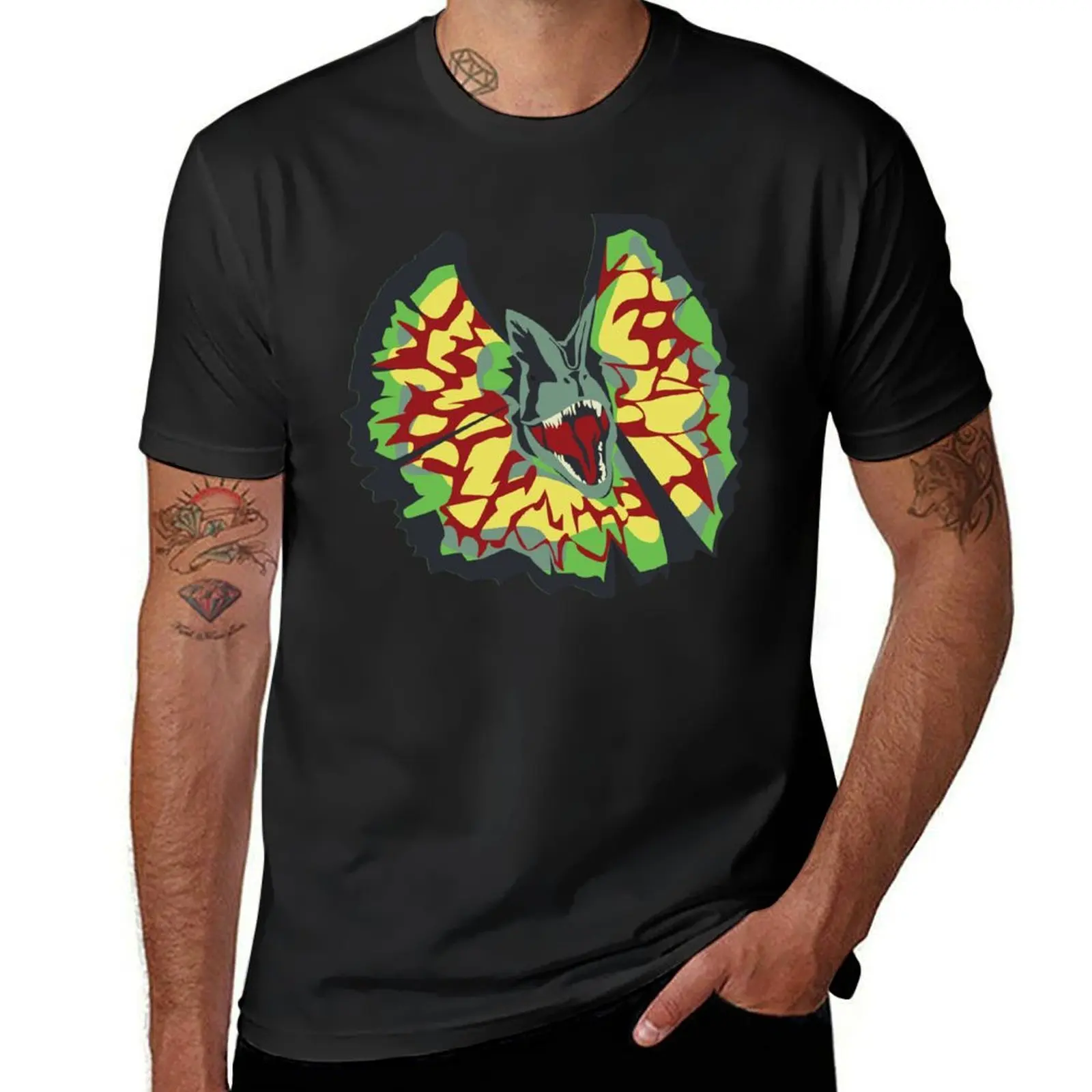 

Футболка dilophosaurus, большие размеры, футболки, Женская хлопковая футболка
