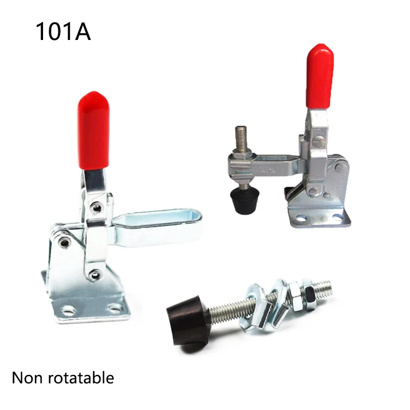 1/2/4pcs/set Red Toggle Clamp GH-201B 100kg Quick Release Tool Horizontal Clamps Hand New Heavy Duty Tooling Accessory