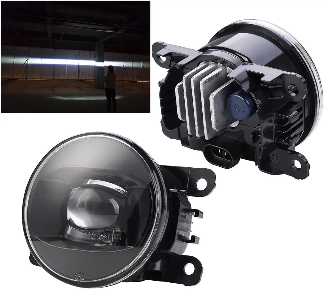 

LED Fog Light Assembly 90mm Round for Honda Civic CR-V CR-Z HR-V Jazz Odyssey Pilot Acura ILX RDX TL TSX 2012-2021