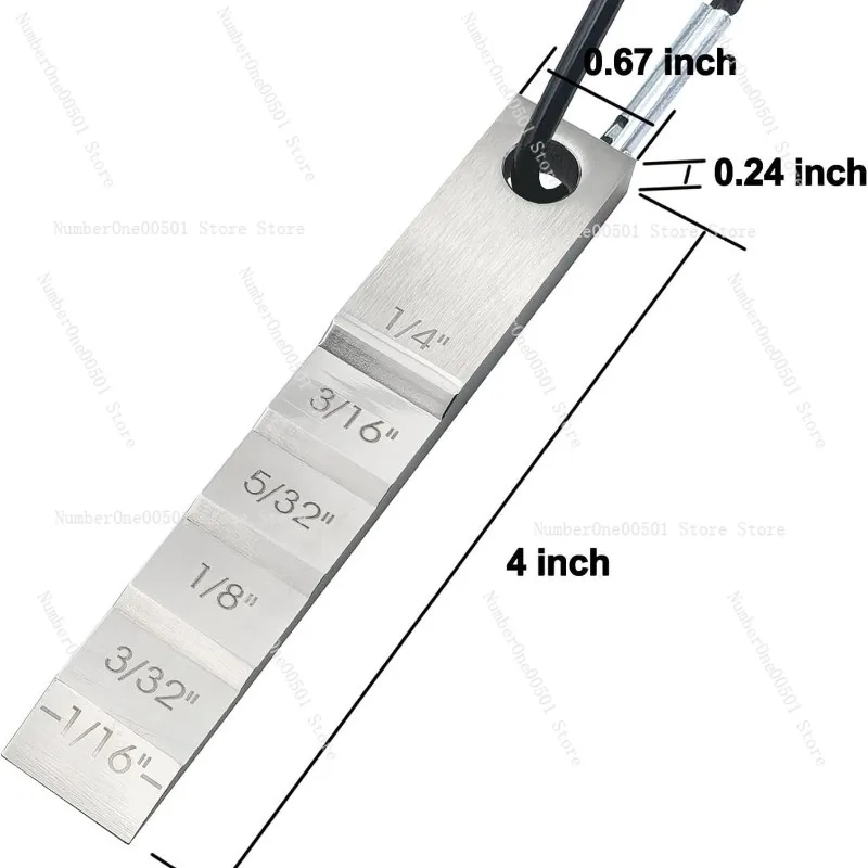 2 PCS 2130 Small Pipe Spacer Wedge Stepped Guage Pipe Wedges