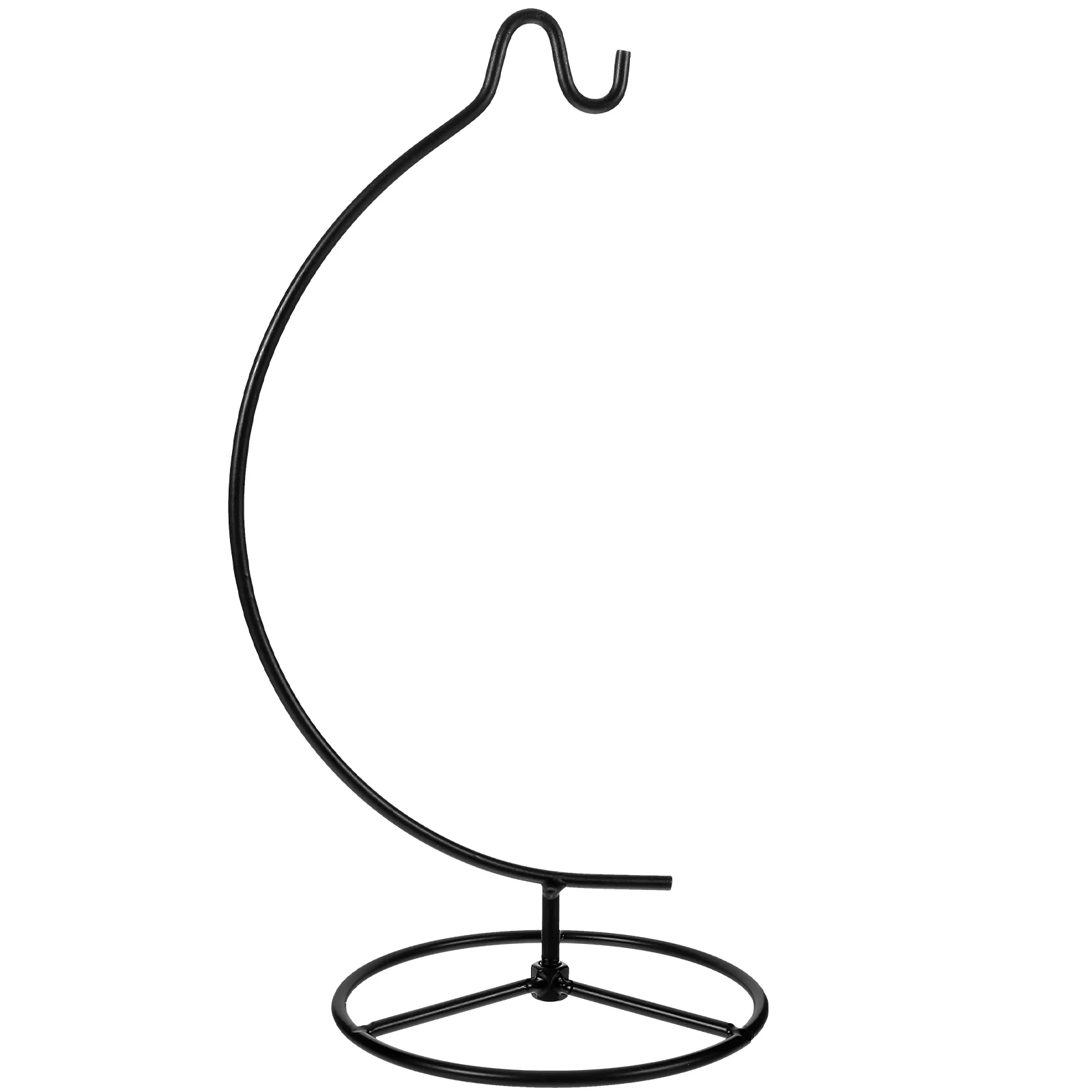 Hook Iron Frame Indoor Home Furnishings Micro Landscape Hanger Moon-shaped Bottle Bracket Globe Stand Type Vase Hanging