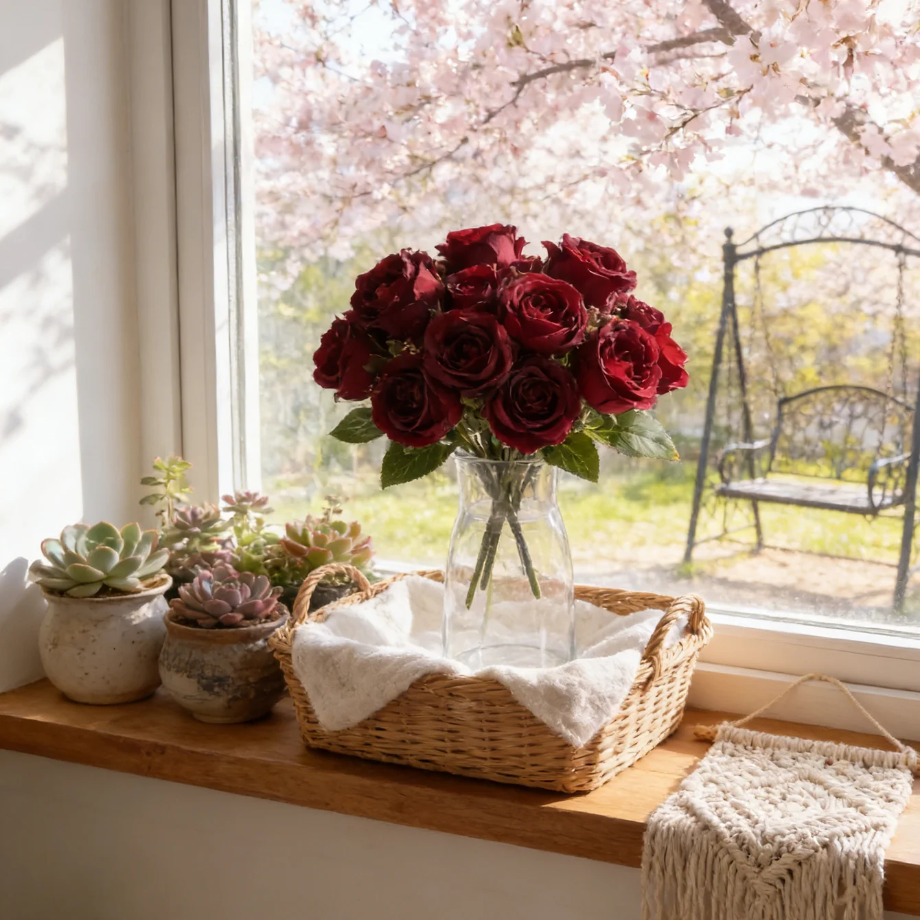 3 Stück Künstliche Blumen aus Seide, Pfingstrosen für Zuhause, Zimmer, Garten, Tisch, Herbst, Halloween, Dekoration, DIY Hochzeitskranz, Brautstrauß, Geschenk – Detail 9