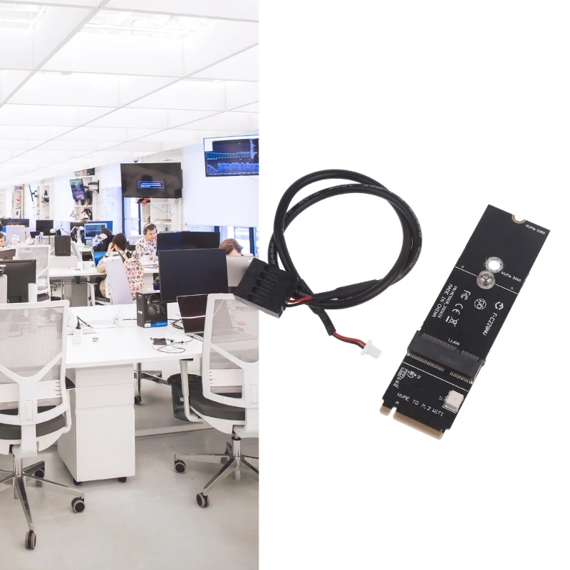Ngff m.2 a + chave para m.2 m chave nvme pcie ssd adaptador conversor porta para ax200 wifi cartão sem fio
