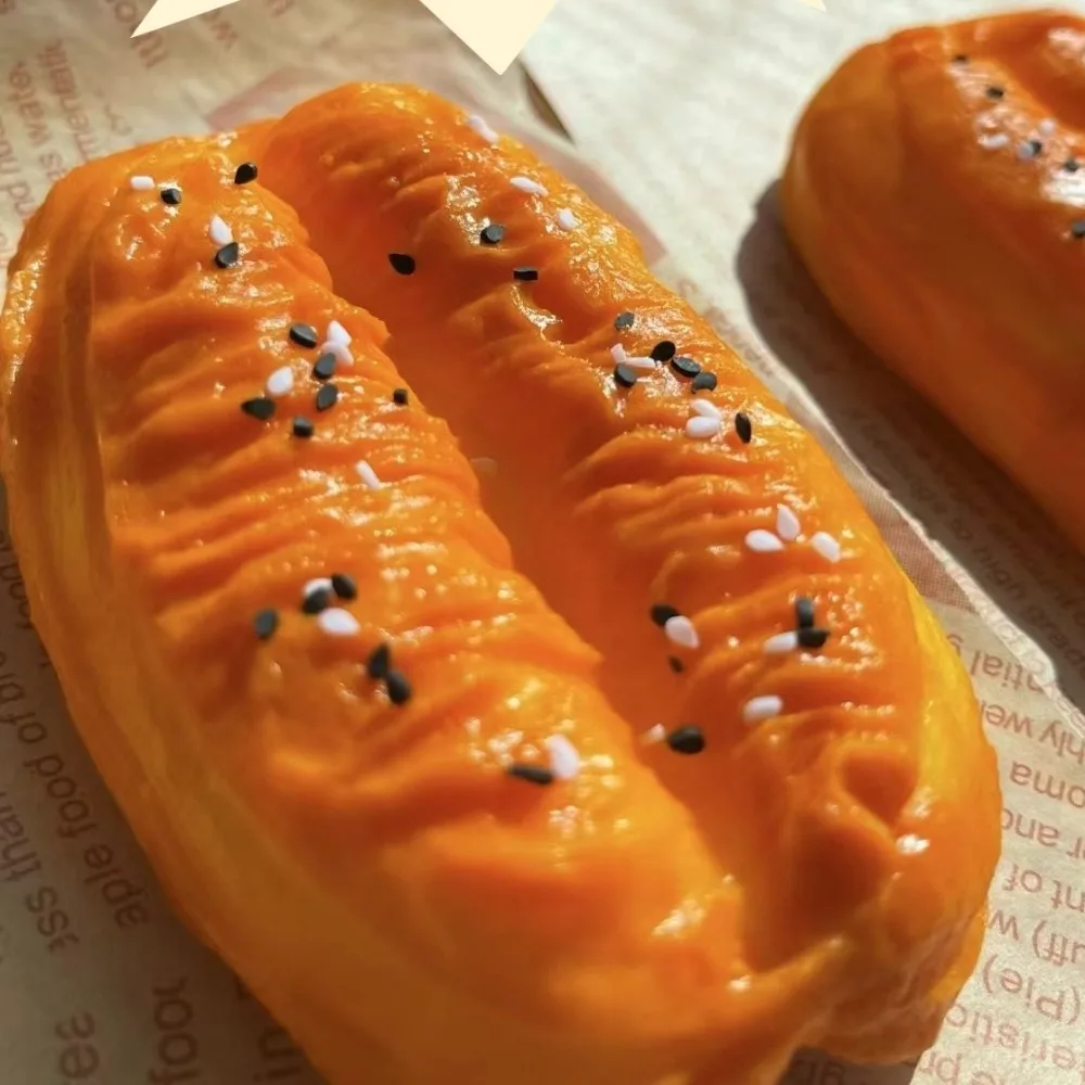 Garras de gato en crema, pudín pegajoso de crecimiento lento, comida de simulación, rollo de arroz suave, juguete para apretar, creativo y bonito