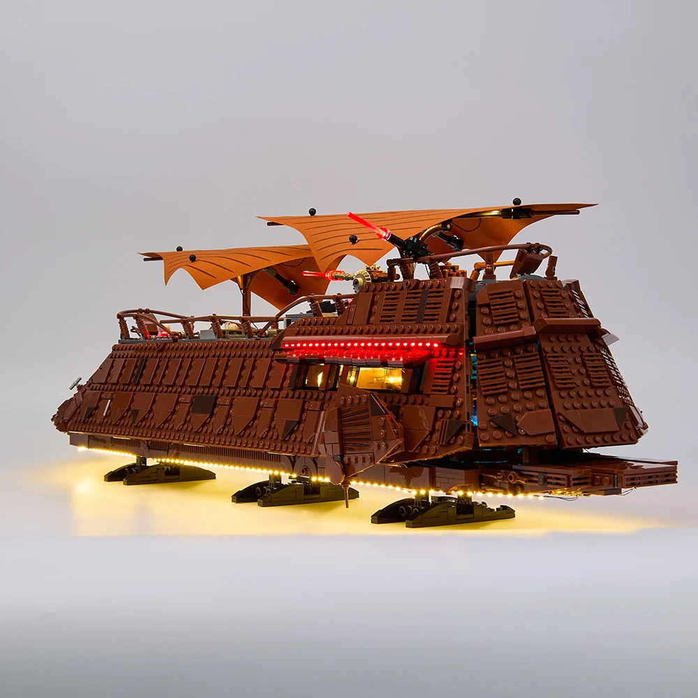 

Led Lighting Set DIY Toys for 75397 Jabba's Sail Barge Blocks Building Only LED Lights(No Model)