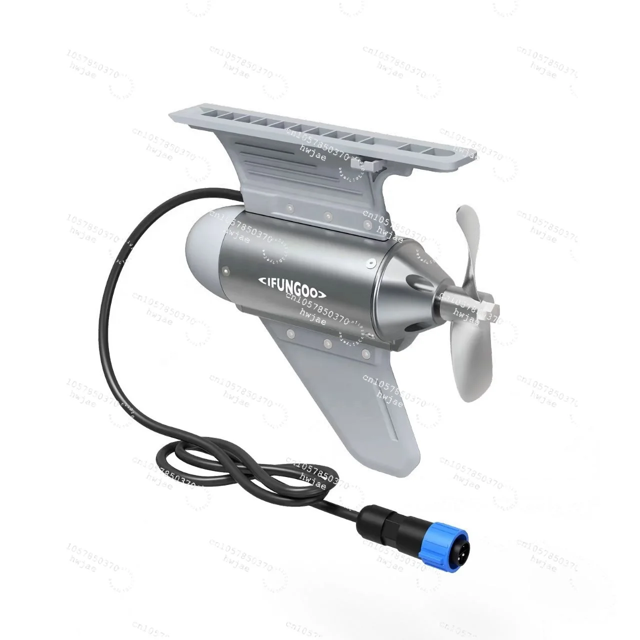 450W Brushless Electric Motor Pedal System Remote Control High Thrust Kayak Boat Propeller with Fixing Parts
