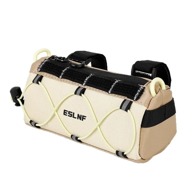 AliExpress ESLNF Road Bike Folding Bike Riding Bag Large-capacity Bicycle Bag Fashion Bicycle Handlebar Bag Multi-functional Shoulder Bag