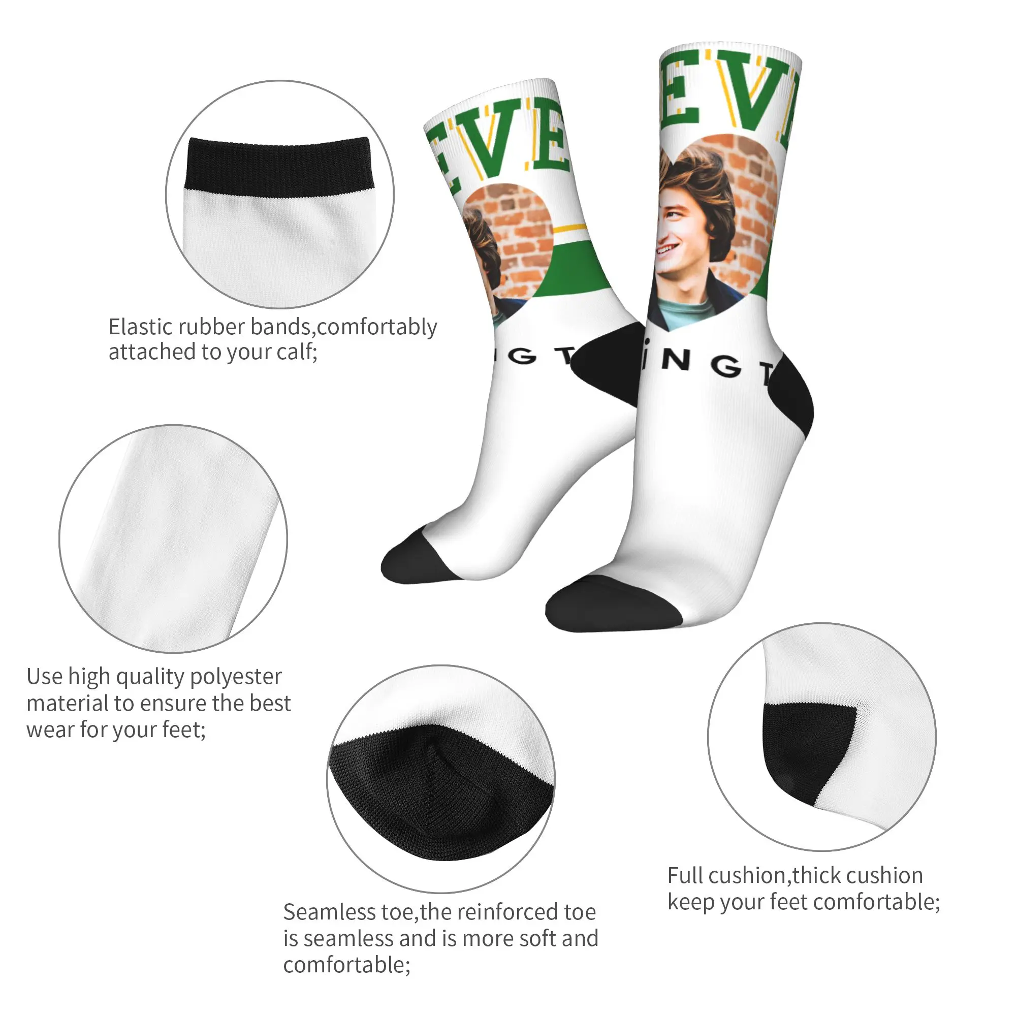 Calcetines Steve Harrington, medias elegantes, calcetines antideslizantes de otoño para hombre, calcetines deportivos al aire libre de diseño suave y transpirable