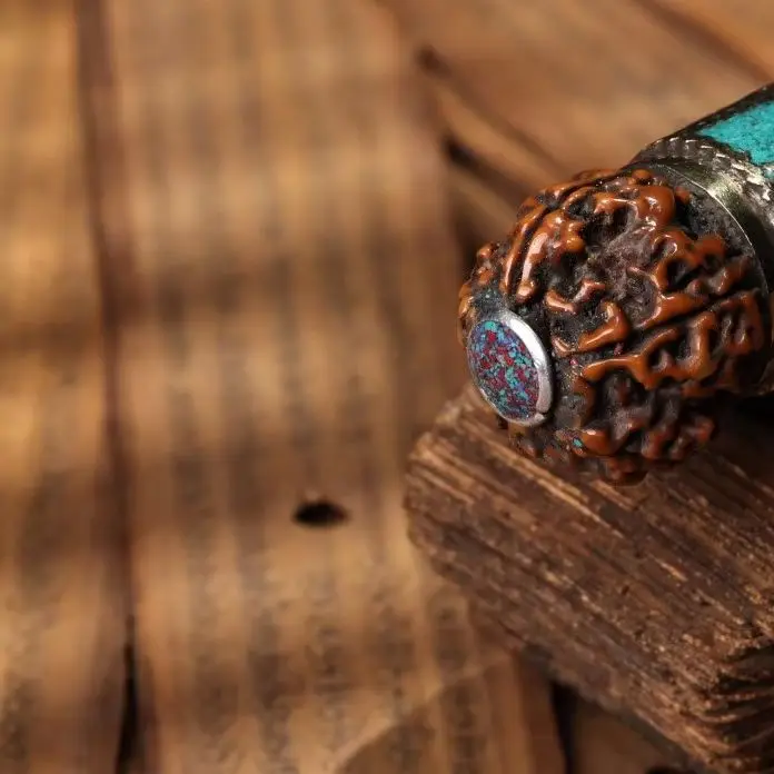 collection-de-temple-tibetain-de-3-pouces-mosaique-de-bronze-ancien-noix-turquoise-tronc-d'elephant-collier-dieu-de-la-richesse-amulette-maison-de-ville-dharma