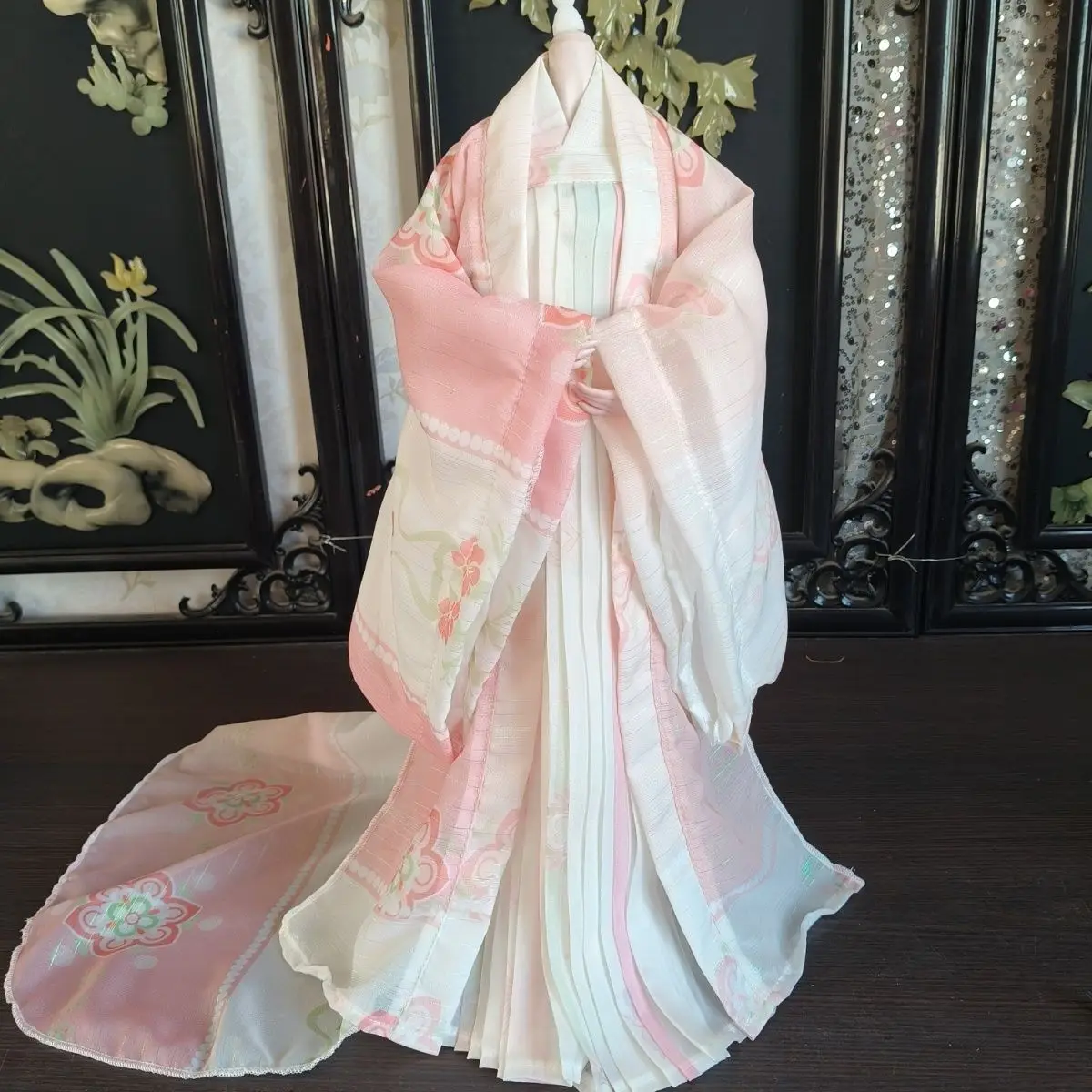 

Одежда для кукол 1/4, для кукол BJD 45 см, китайский костюм Ханьфу, старинный наряд, игрушки для переодевания, аксессуары для кукол-принцесс, без куклы.