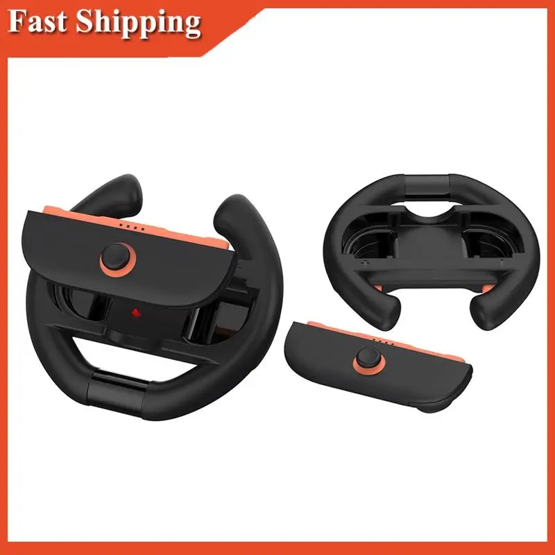 

Efficient 2Pcs Racing Steering Wheels For Switch 2 Ergonomic Controller Grips Enhanced Gaming Precision