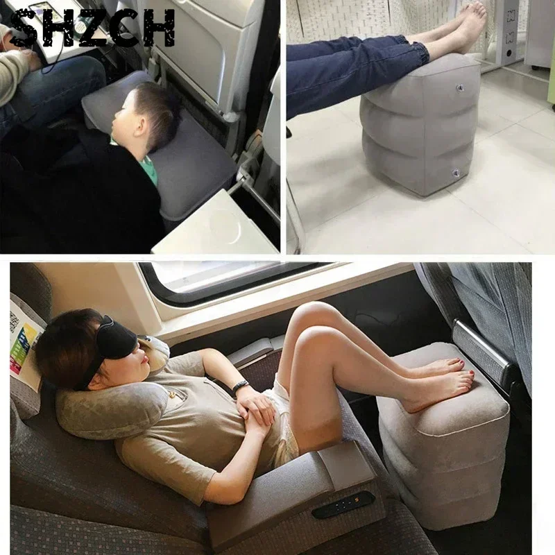 Adjustable Inflatable Children's Rest Pillow for Planes, Cars, Buses, Travel Sleep Pillow.
