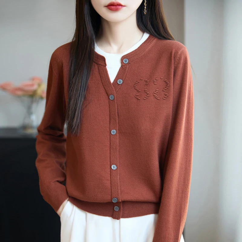 

Осень-зима 2021, женский кашемировый свитер, модный искусственный кардиган из двух предметов, вязаный пуловер, женский кашемировый кардиган, пальто