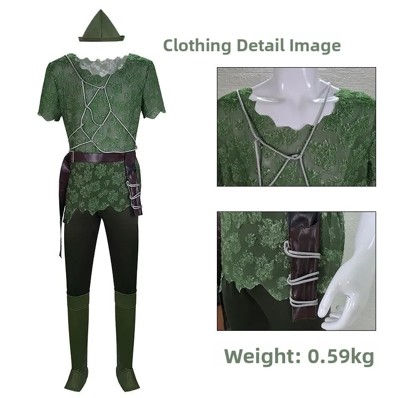 ピーターパンとウェンディ映画コスプレ衣装ステージパフォーマンスハロウィンコスチューム女性の伝統的な服国家舞台衣装