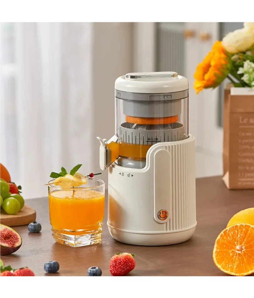 Large-Diameter Orange Juicer Juice And Pulp Separator Home Tea Shop Vegetable Fruit Juicing Machine for Kitchen Use 3