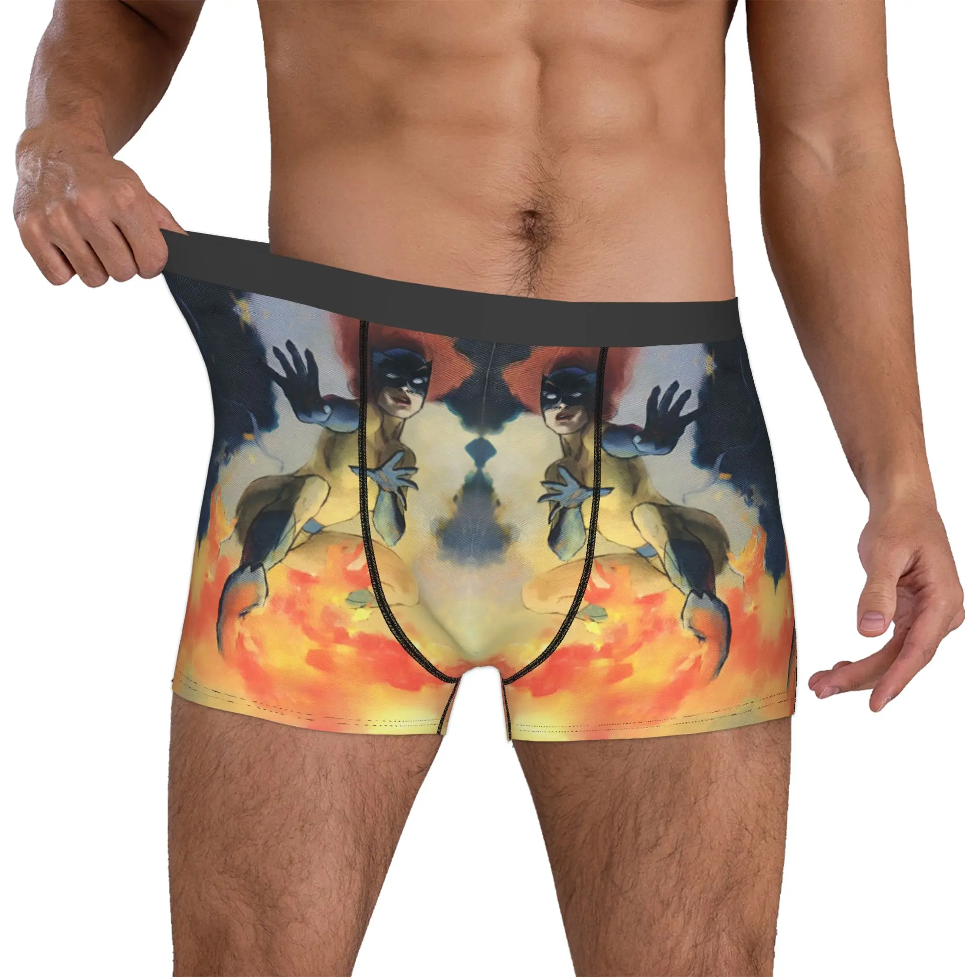 

Custom Fashion H-Hellcats Boxers Shorts Panties Male Underpants Breathable Superhero Briefs Underwear