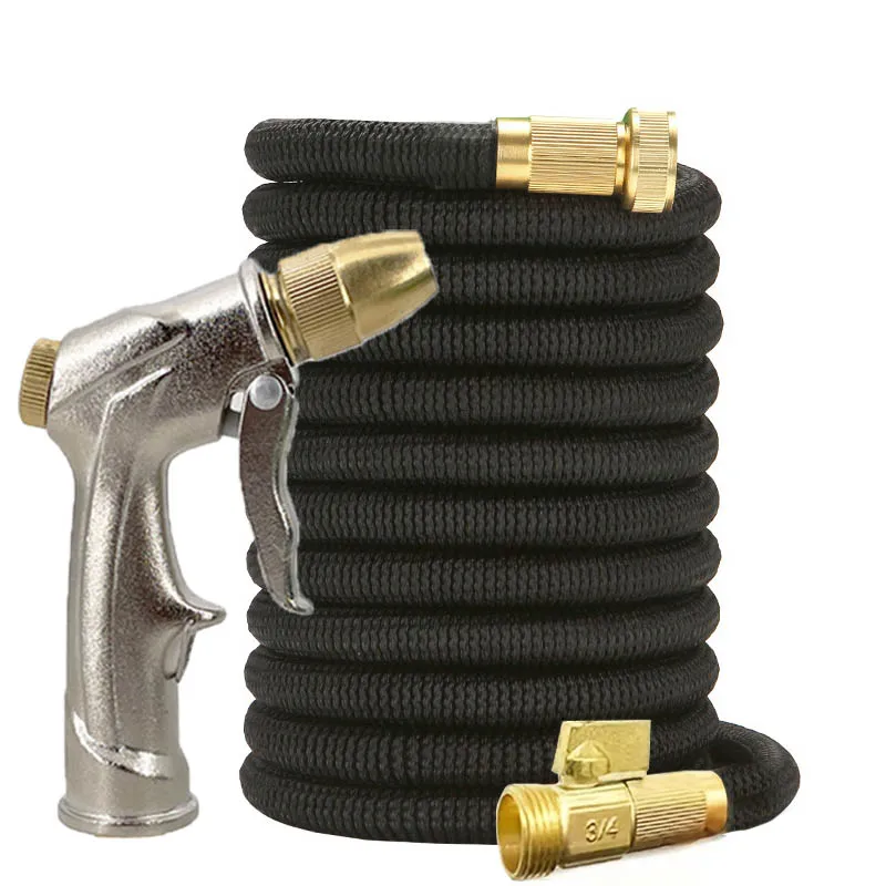 

Retractable garden hose with metal connector High - pressure PVC hose for car cleaning garden farm irrigation