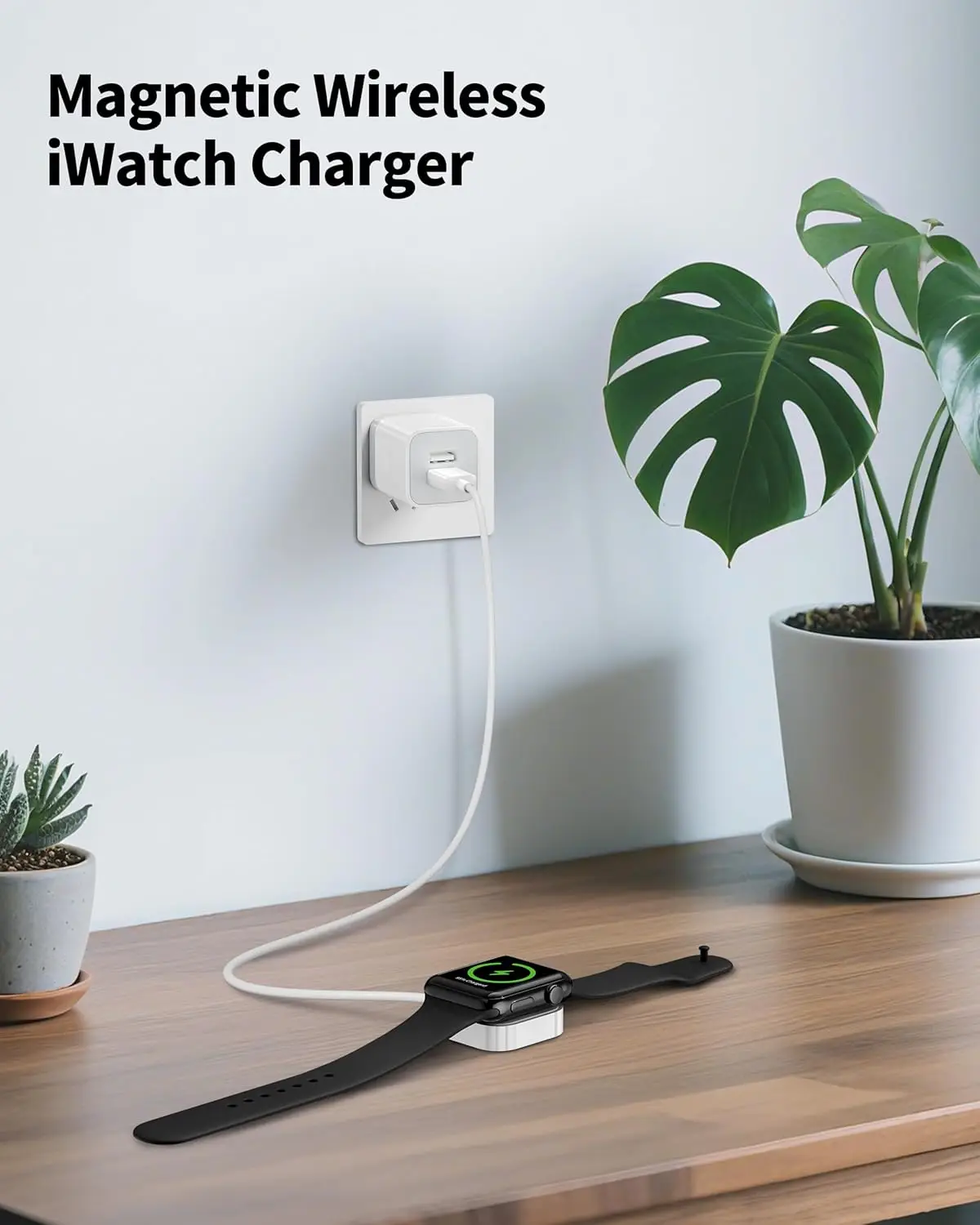 TIMESS 2 Stück Magnetisches USB A TYPE-C Uhrenladegerät für iPhone Watch Series Ultra 11 10 9 8 7 6 5 Ladekabel für IWatch 4 3 2 – Detail 5
