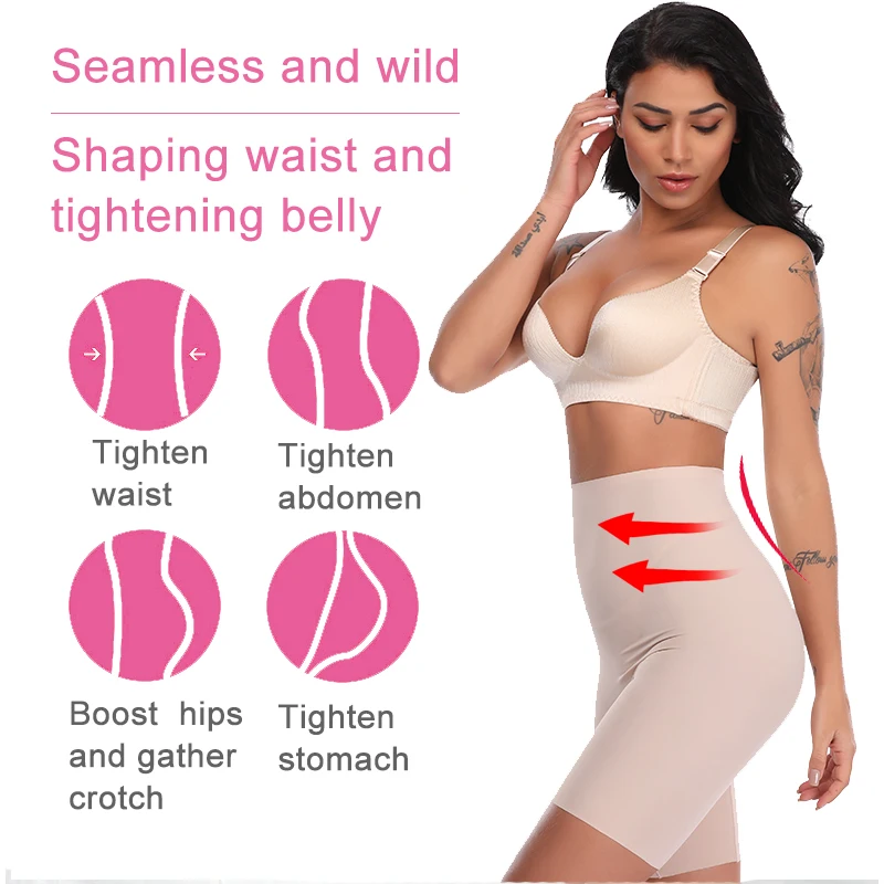 High Waisted Body Shaper Power Shorts for Women Lightweight Breathable Shapewear Control Panties