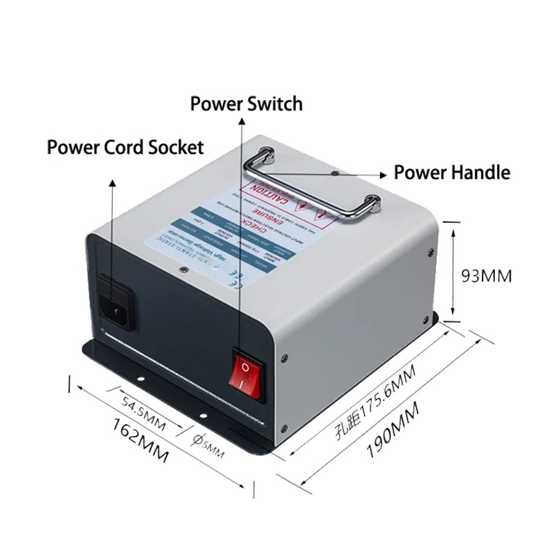 ESD جهاز التأين مزيل الكهرباء الصناعية ساكنة مزيل الكهرباء بار الجهد العالي إمدادات الطاقة
