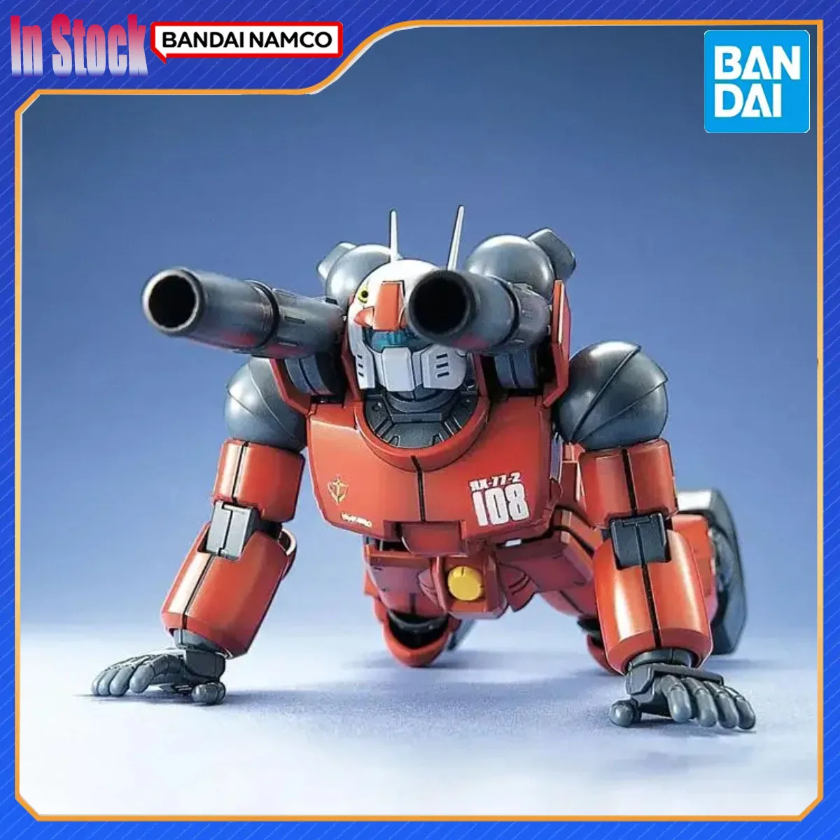 Original Genuine Bandai Anime Gundam  MG 1/100 Mobile Suit Gundam 0079 RX-77-2 Action Figure Model Kit Gift for Kid Original box