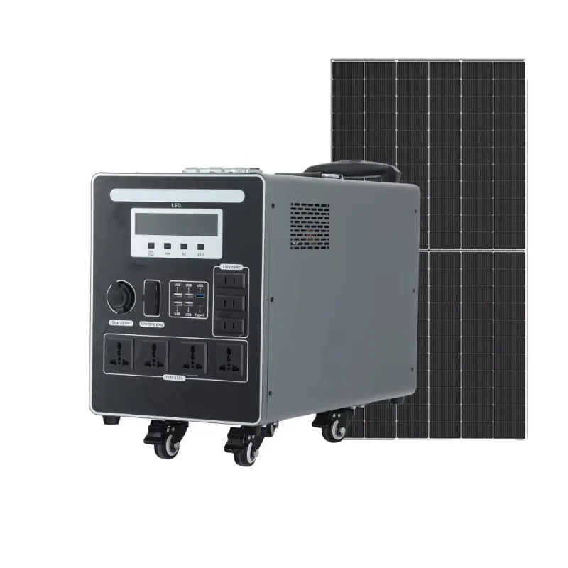 Fast Charging Solar Generator 1200W Inverter Outdoor Portable Lithium Battery Power Station 1kwh 5kwh For Outdoor Camping
