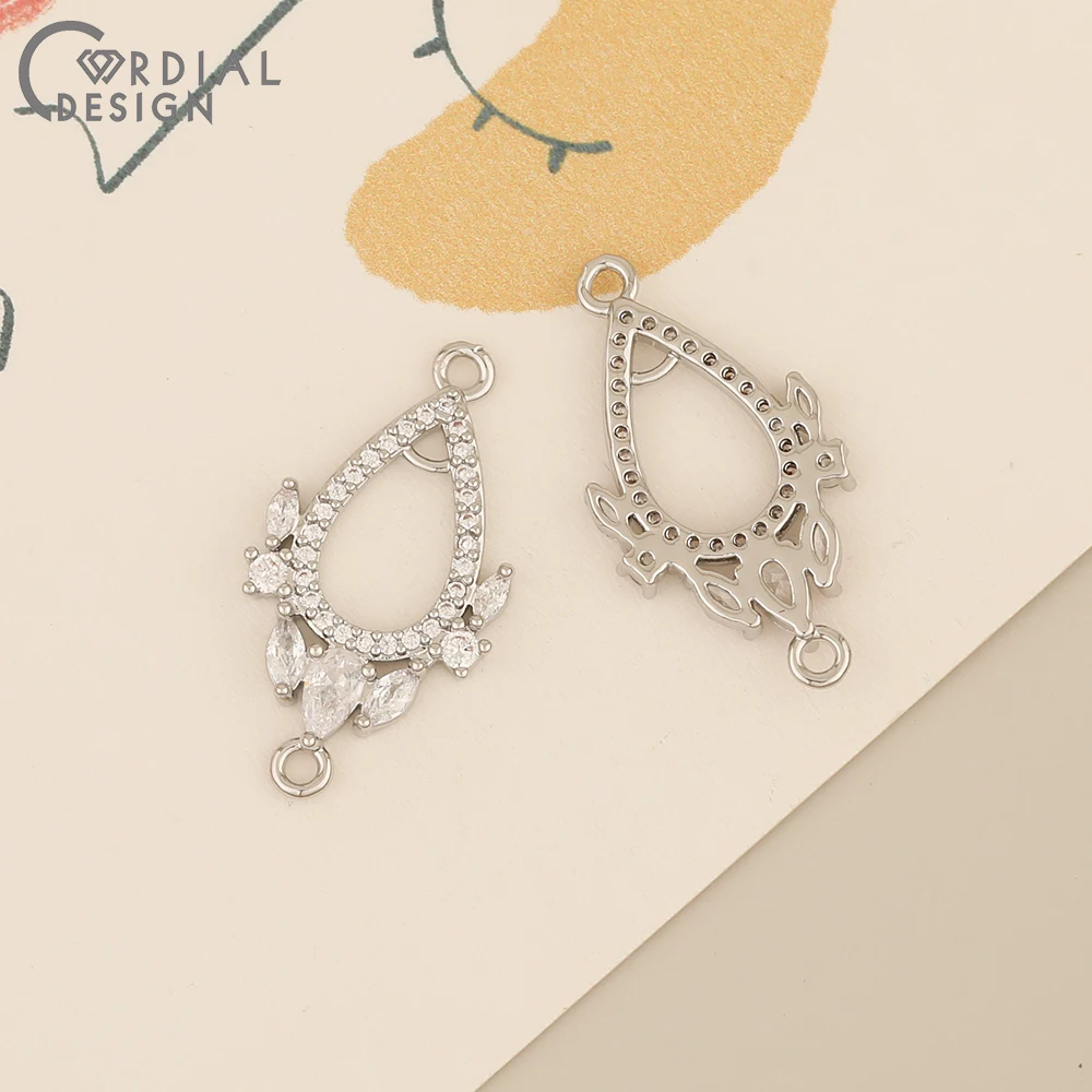 

Сердечный дизайн 30 шт. 14*26 мм DIY Изготовление/Аксессуары для сережек/CZ разъемы/Каплевидная форма/Фурнитура и компоненты для ювелирных изделий/Ручная работа