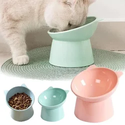 Cat Bowl Pet Food Water Bowl Cat Tilted Bowl Cat Puppy Kitten Food Dish Dog Feeder Water Dispenser Pet Supplies