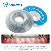 Orthodontic Elastic Archwire Sleeve Tubing Plastic Tissue Guard Dental Arch Wire Protect Tube 5m/Roll Dentistry Material Dentist